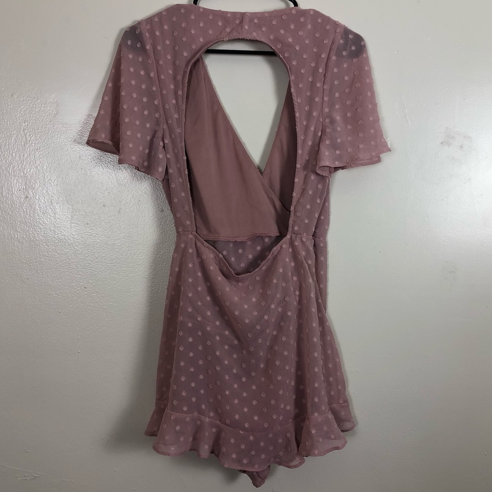 Cotton Candy LA Romper w/ Open Back - Picture 5 of 6